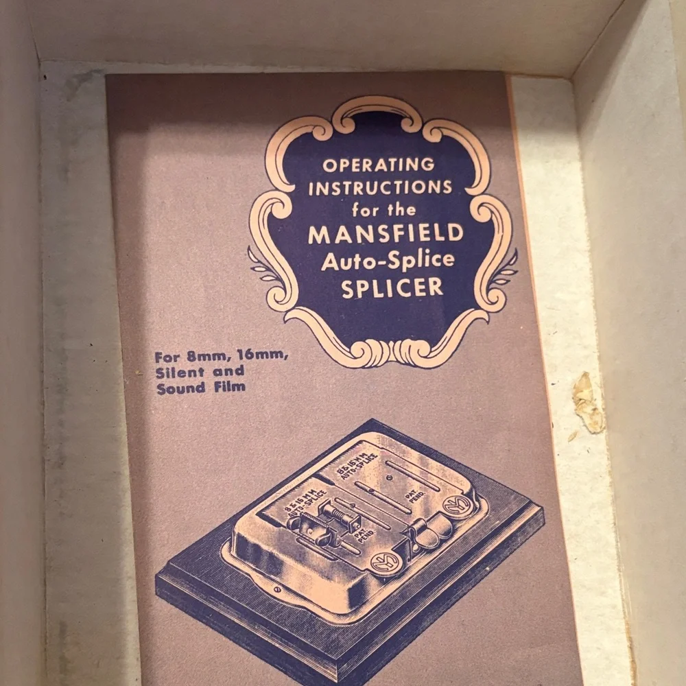 Mansfield Film Auto Splice Box